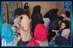 پایش ۱۵۰ بیمار در غرفه پایش سلامت سازمان دانشجویان جهاددانشگاهی علوم پزشکی شهید بهشتی