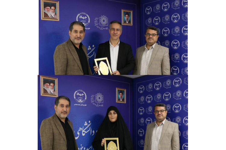 برگزاری مراسم تودیع و معارفه مدیر حراست جهاددانشگاهی علوم پزشکی شهید بهشتی