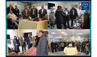 بازدید رئیس جهاددانشگاهی از مرکز توانبخشی آسایشگاه جانبازان ثارالله