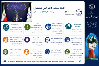 اینفوگرافیک|گزیده سخنان رئیس جهاددانشگاهی با جهادگران سراسر کشور در آستانه سالگرد تشکیل این نهاد انقلابی