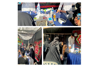 برپایی موکب پایش سلامت به همت سازمان دانشجویان جهاددانشگاهی علوم پزشکی شهید بهشتی