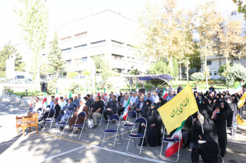 برگزاری مراسم بزرگداشت سالگرد شهادت سیدحسن نصرالله در دانشگاه علوم پزشکی شهید بهشتی
